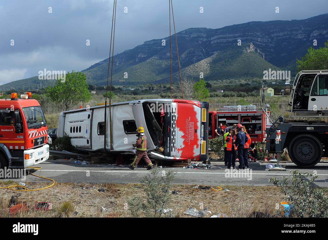 Erasmus bus crash photo 2