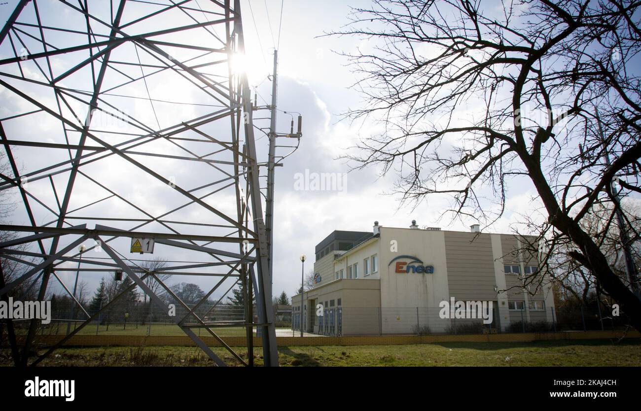 BYDGOSZCZ, 20 March 2016 - Utility company Enea has declared a renewal of it’s strategy. CEO Miroslaw Kowalik stated a new focus on stability would be primary along with continued investments in coal energy. While other EU countries are moving from coal energy to more environmentally friendly sources the Polish ruling conservative party has announced a continued support of the coal industry fearing dependance of foreign suppliers. (Photo by Jaap Arriens/NurPhoto) *** Please Use Credit from Credit Field *** Stock Photo