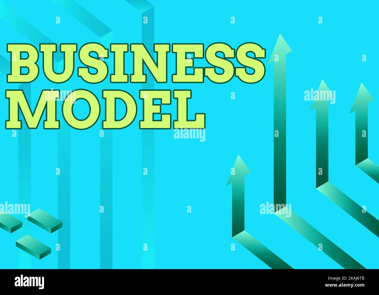 Conceptual Caption Business Model Word For Increase In Global Average 