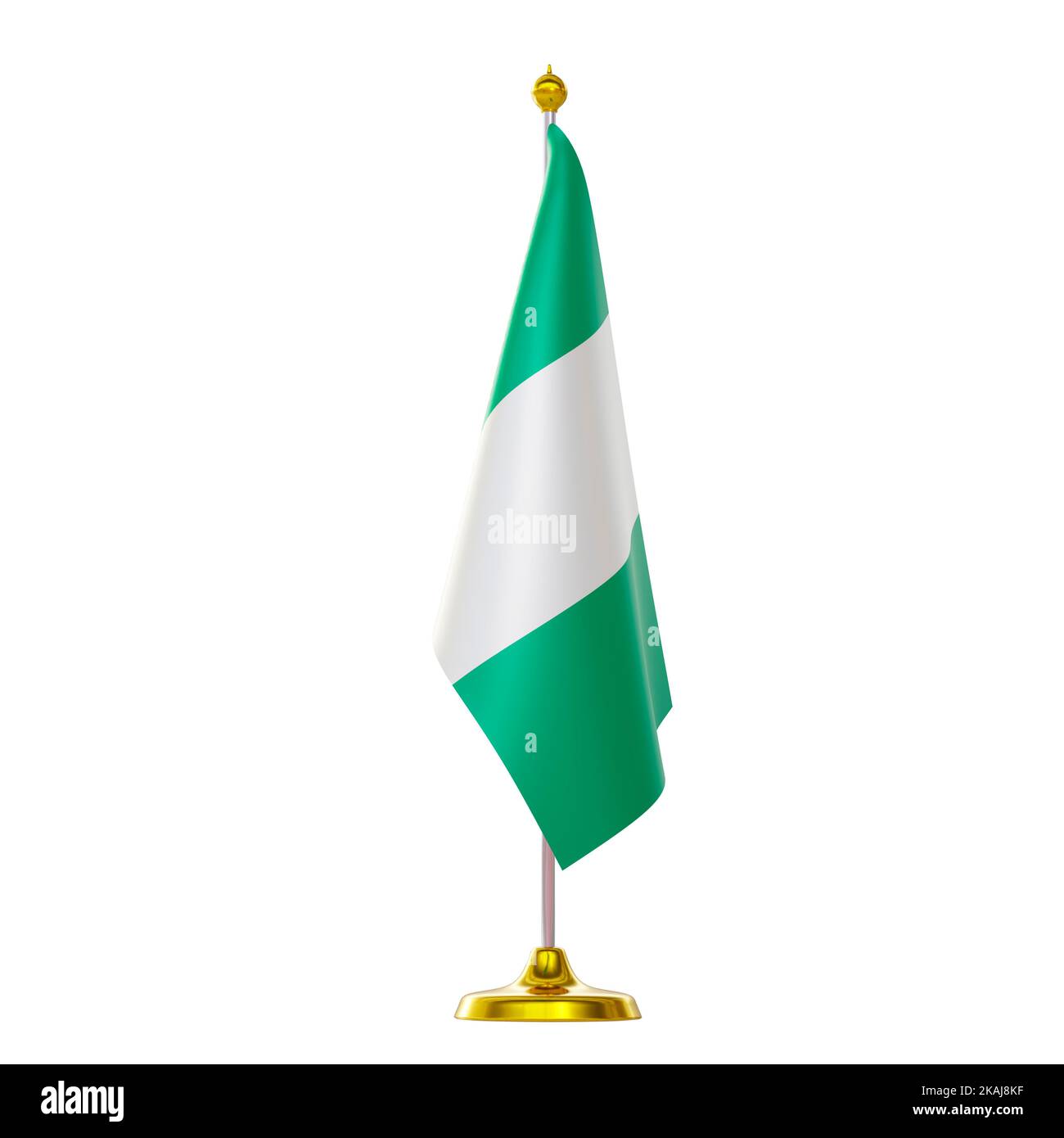 3d Render Of Flag On Pole For Nigeria Countries Summit And Political 3d-render-of-flag-on-pole-for-nigeria-countries-summit-and-political