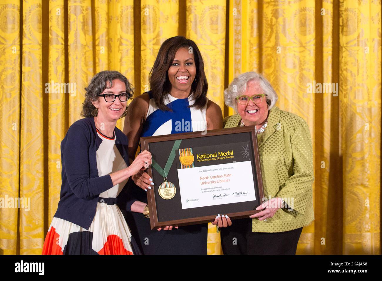 On Wednesday, June 1, in the East Room of the White House, l-r, Dr ...