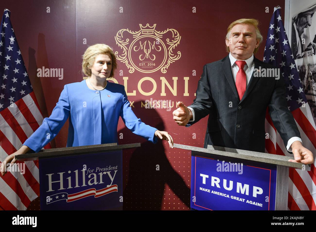 Hillary clinton wax figure hi-res stock photography and images - Alamy