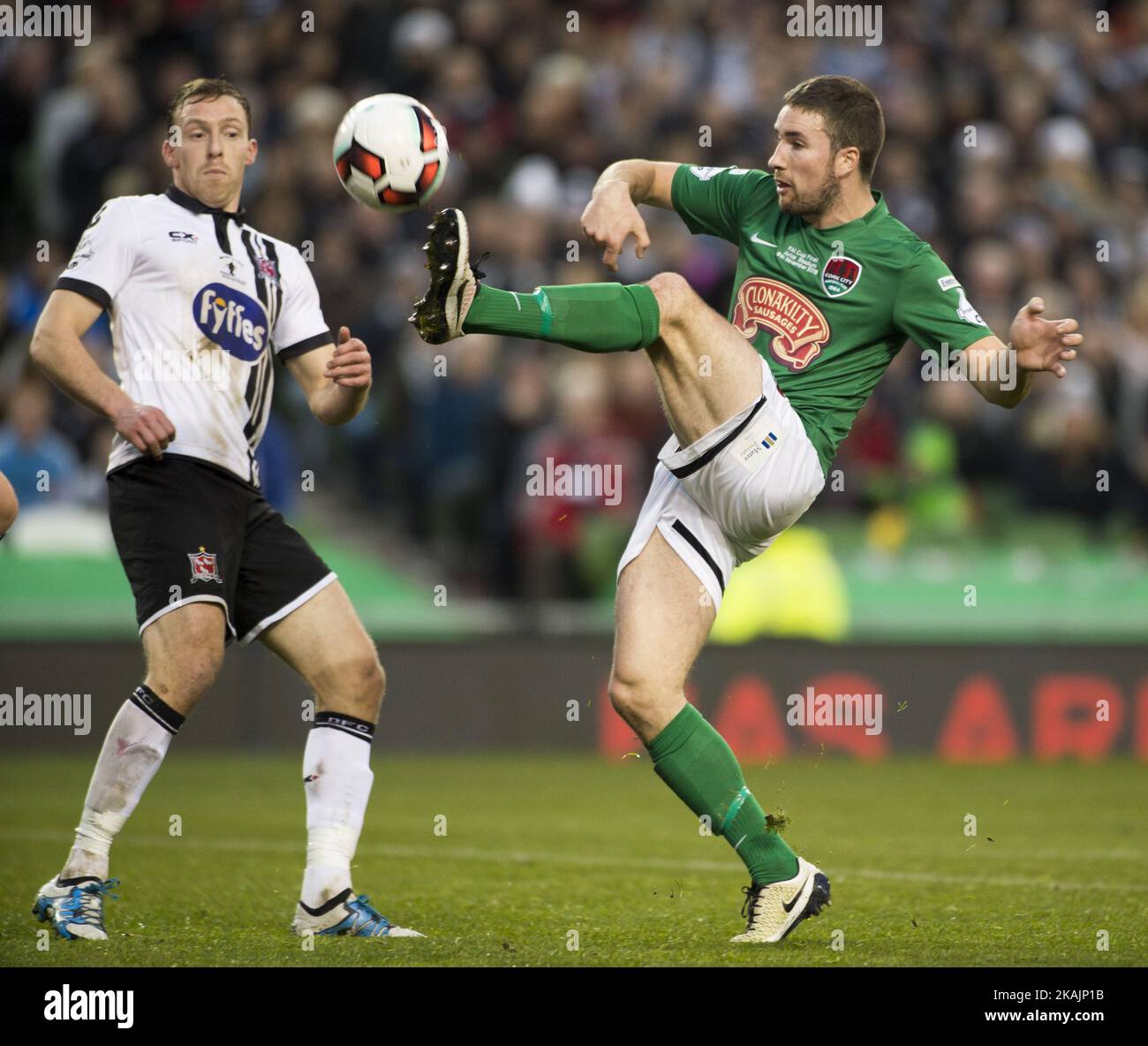 Gearoid Morrissey of Cork kicks the ball during the Irish Daily Mail