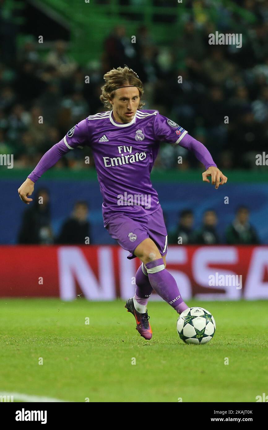 Modric Cdm Real Madrids midfielder Luka Modric from Croacia in action during the ...