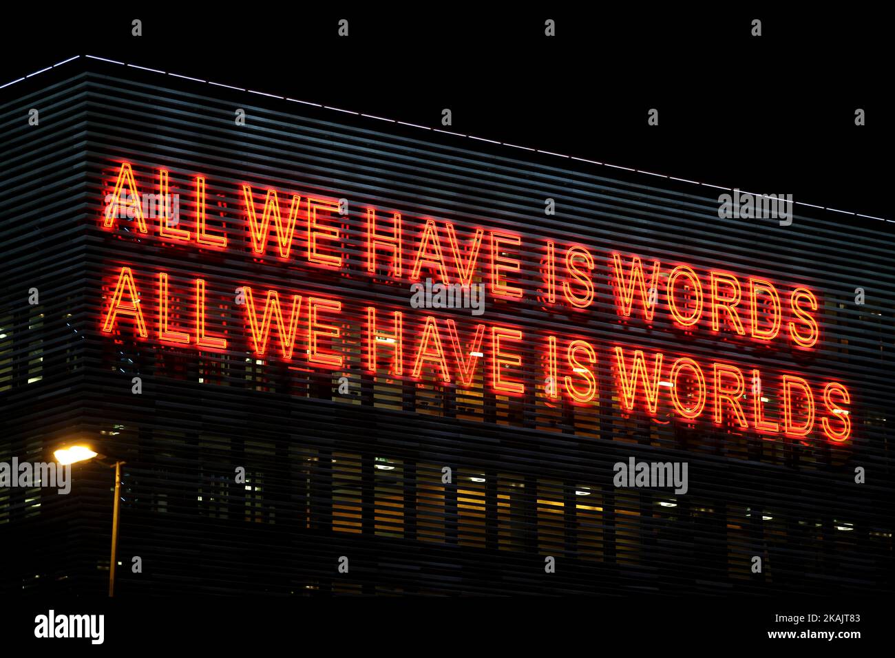 Tim Etchells project ‘All we have is words, All we have is worlds’ in ...