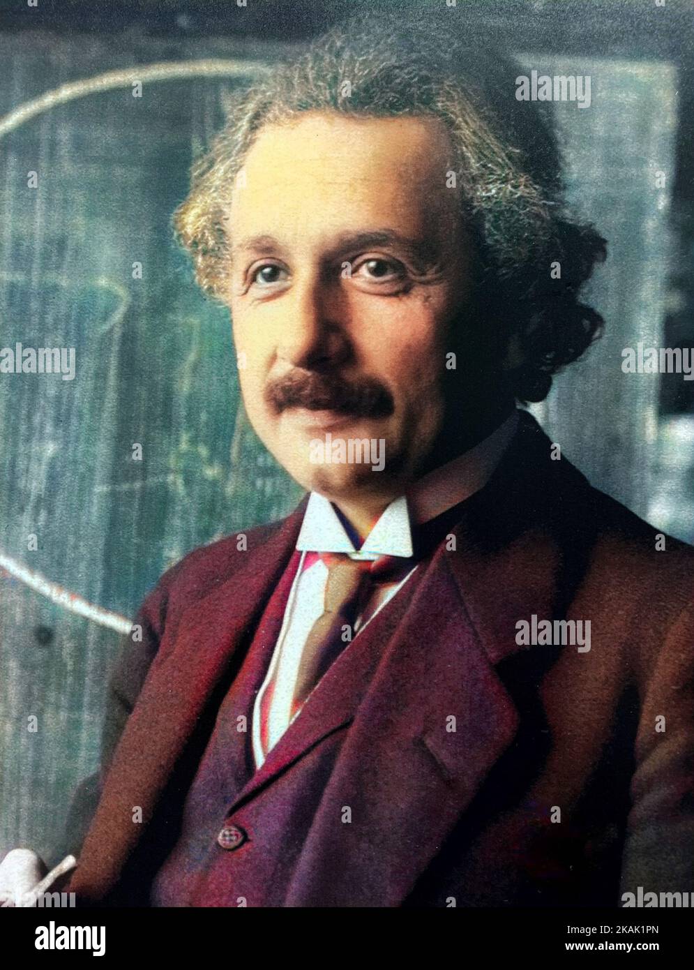 ALBERT EINSTEIN (1879-1955) German theoretical physicist in 1921. Photo: Ferdinand Schmutzer Stock Photo