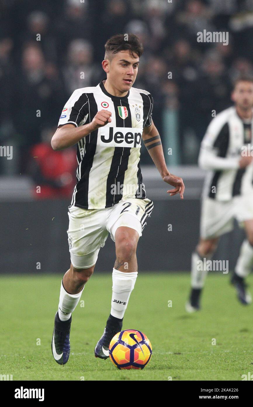 Juventus forward Paulo Dybala (21) in action during the Serie A Juventus forward Paulo Dybala (21) in action during the Serie A