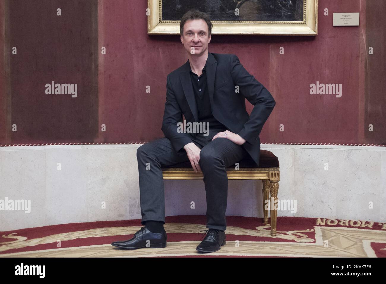 French choreographer Manuel Legris poses before the presentation of 'El Corsario' (lit: The Corsair) at the Royal Theatre in Madrid, Spain, 09 January 2017 (Photo by Oscar Gonzalez/NurPhoto) *** Please Use Credit from Credit Field *** Stock Photo
