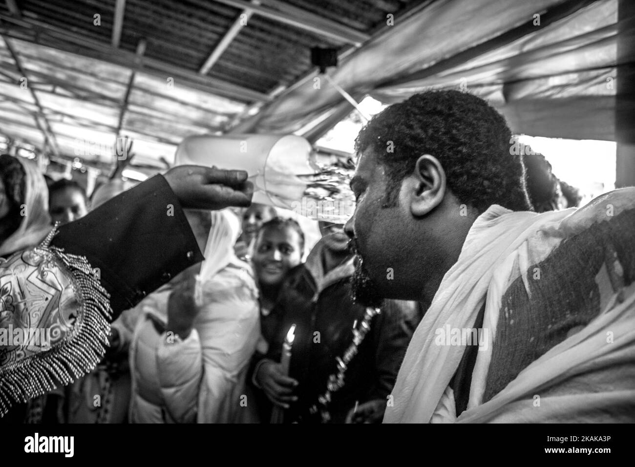 Timkat is Ethiopian Epiphany day of Orthodox Christians from Ethiopia