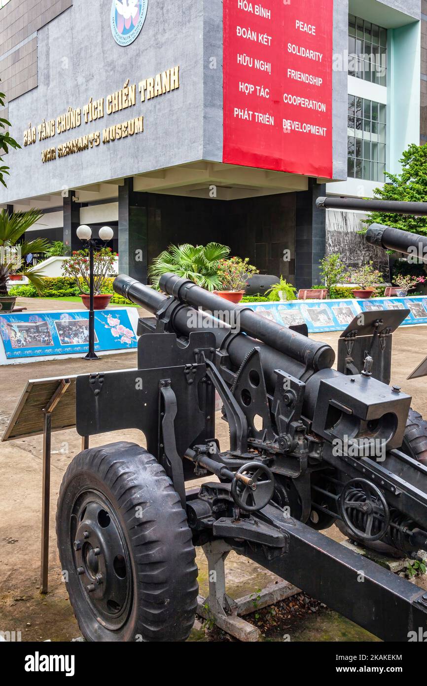 U.S. Army artillery piece at War Remnants Museum, Ho Chi Minh City