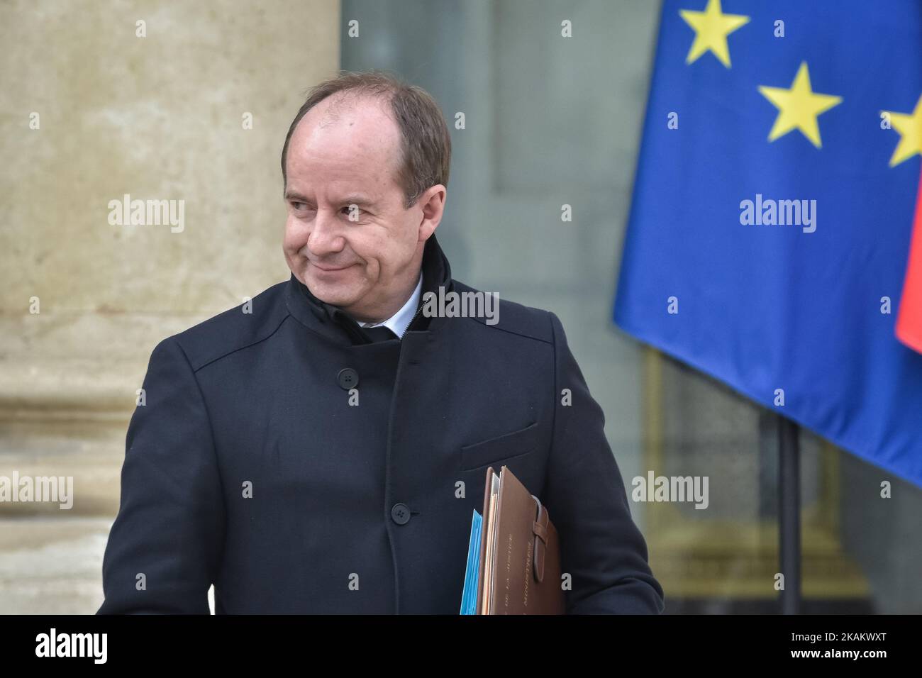 Jean-Jacques Urvoas in Paris, France, on February 24, 2017. (Photo by Julien Mattia/NurPhoto) *** Please Use Credit from Credit Field *** Stock Photo