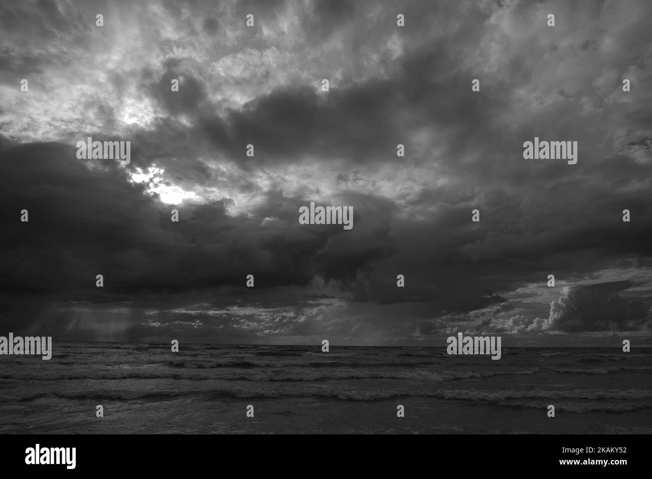Beautiful shot sky clouds Black and White Stock Photos & Images - Alamy