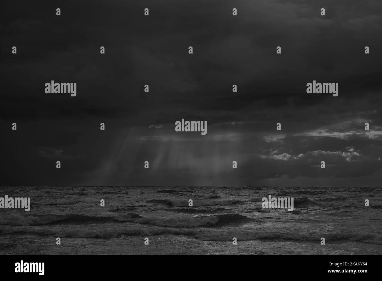 Beautiful shot sky clouds Black and White Stock Photos & Images - Alamy