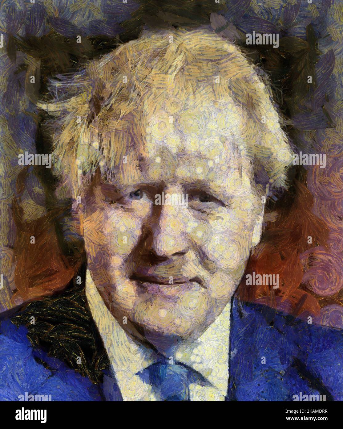 Illustrations portret Alexander Boris de Pfeffel Johnson, Boris Johnson