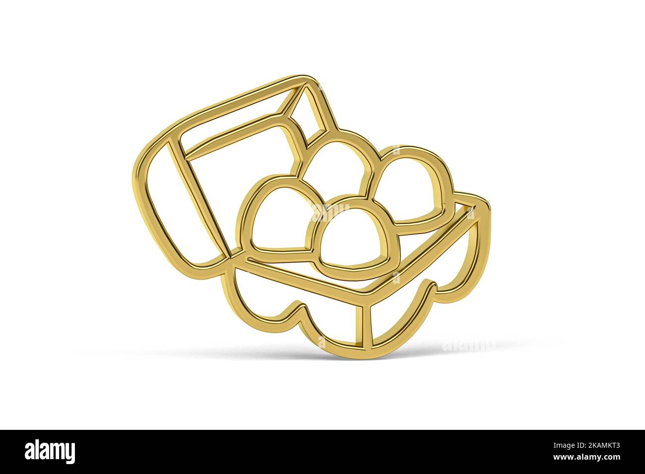 3d render broken egg hi-res stock photography and images - Alamy