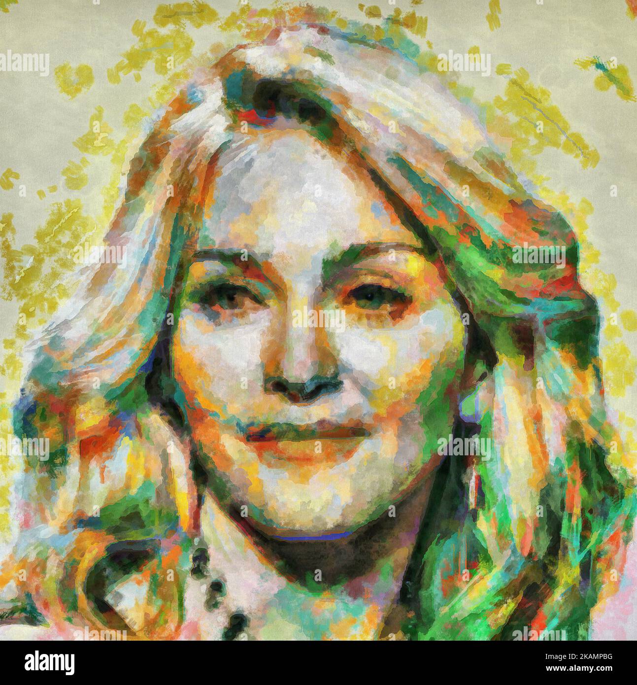 Illustrations Portrait Madonna Louise Ciccone, Madonna; American singer 