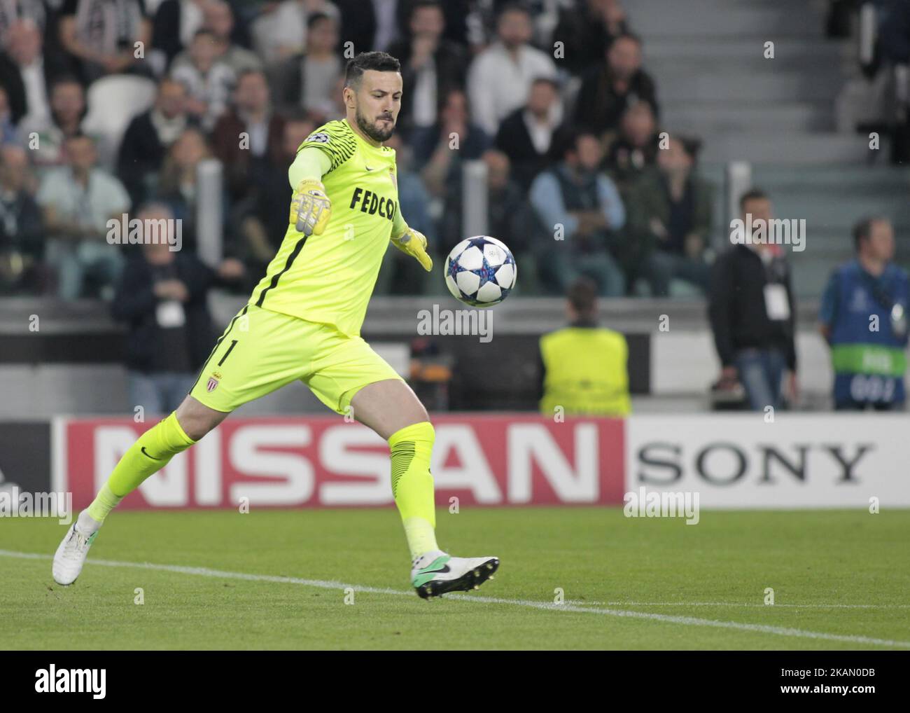 Danijel Subasic during Champions League Semi-finals match between Juventus v Monaco, in Turin, on may 9, 2017.(Photo by Loris Roselli/NurPhoto) *** Please Use Credit from Credit Field *** Stock Photo