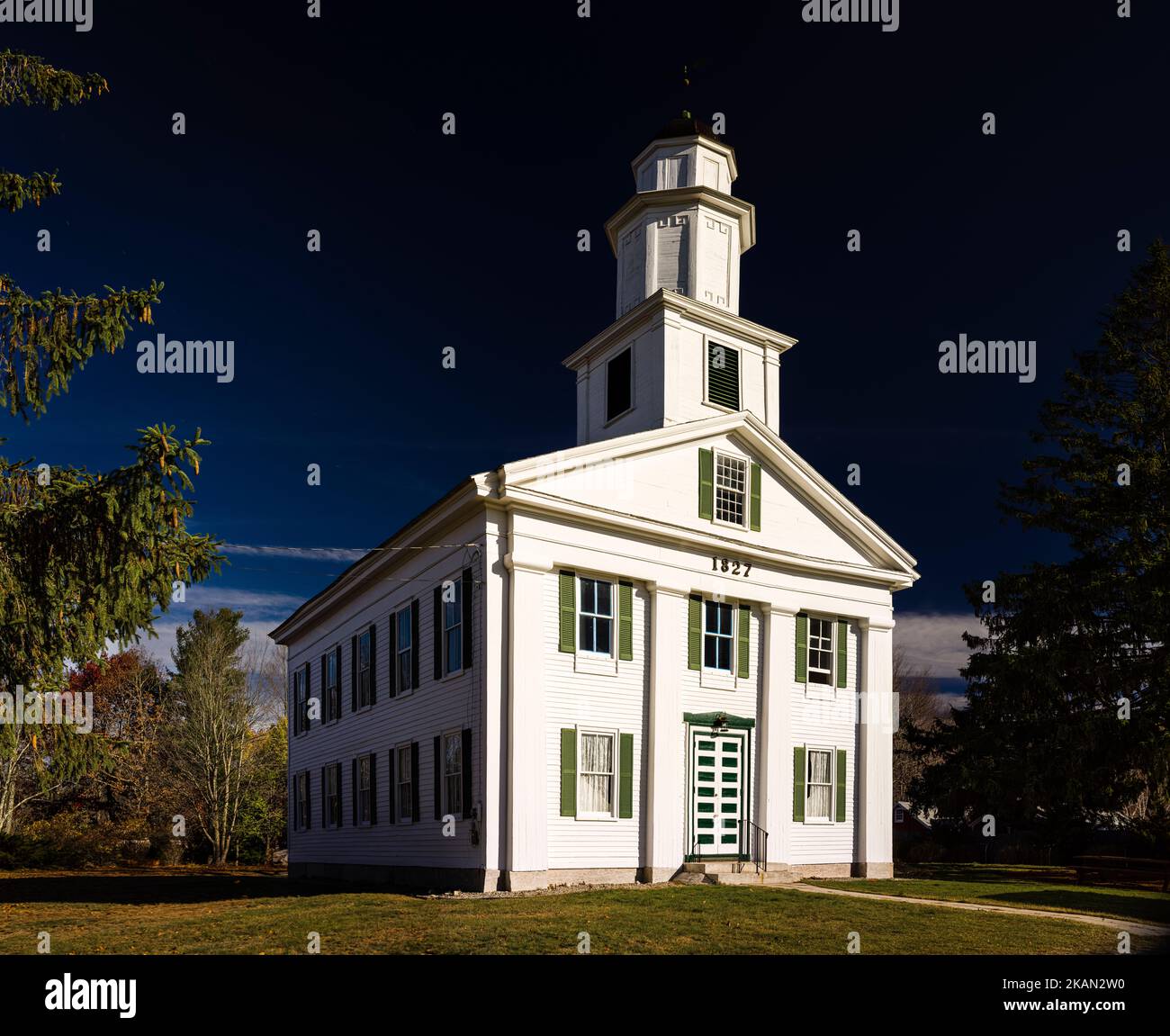 Community Church   Shutesbury, Massachusetts, USA Stock Photo