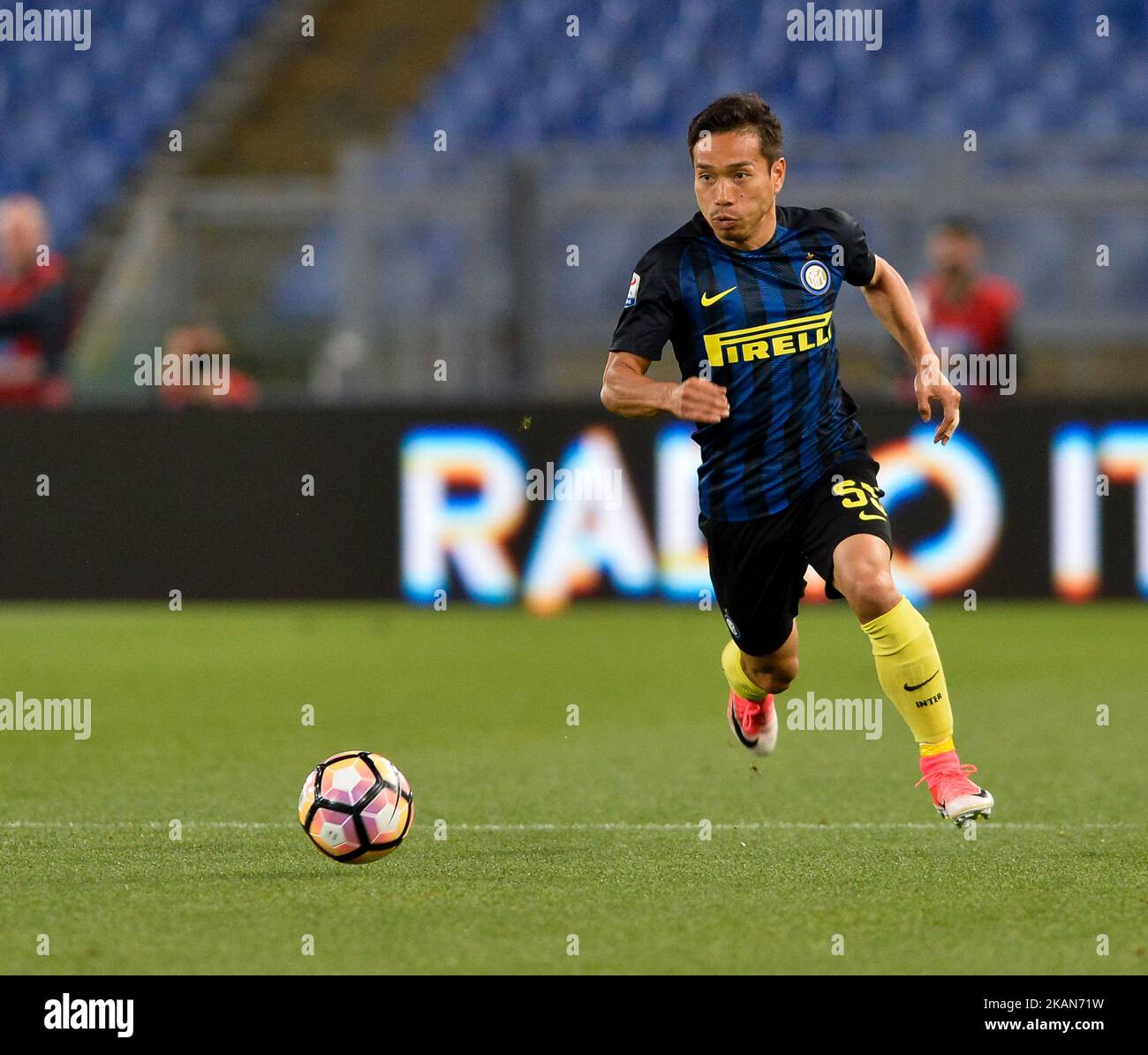 Yuto Nagatomo during the Italian Serie A football match between S.S. Lazio and F.C. Inter at the Olympic Stadium in Rome, on may 21, 2017. (Photo by Silvia Lore/NurPhoto) *** Please Use Credit from Credit Field *** Stock Photo