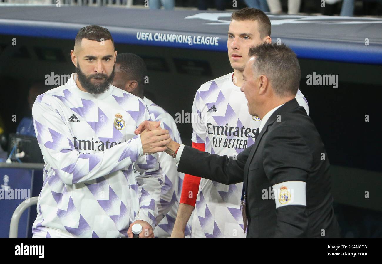 Karim Benzema of Real Madrid ahead of the UEFA Champions League, Group ...