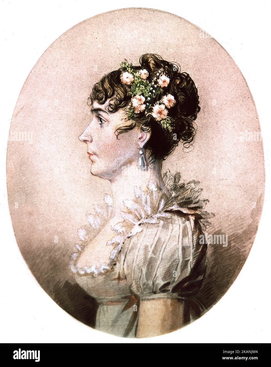 Josephine de Beauharnais - d'apres Jean Baptiste Isabey Stock Photo