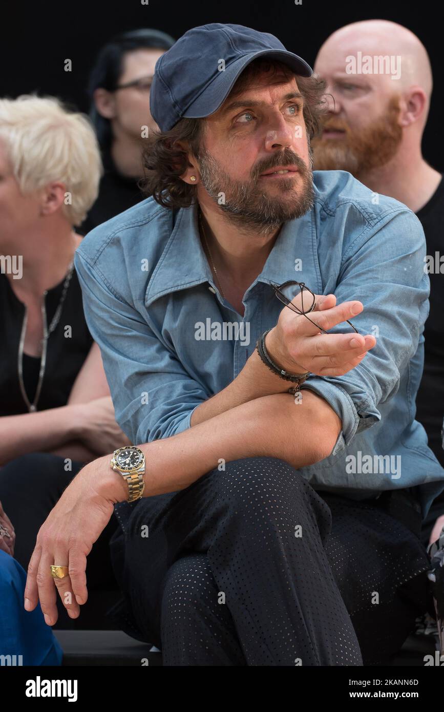 Austrian fashion designer Andreas Kronthaler is pictured at Vivienne Westwood s fashion show during the London Fashion Week Men s in London on June 12 2017 Photo by Alberto Pezzali NurPhoto Please Use...