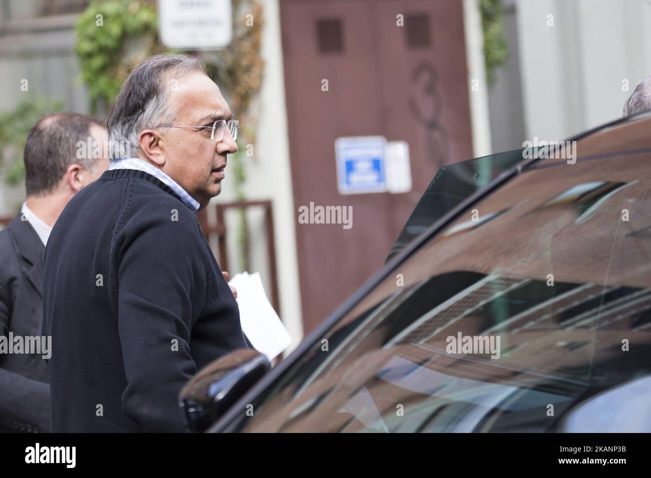 The official opening of the Fondazione Giovanni Agnelli (Giovanni Agnelli foundation). In the picture: Sergio Marchionne CEO of Fiat Chrysler Automobiles (Photo by Mauro Ujetto/NurPhoto) *** Please Use Credit from Credit Field *** Stock Photo