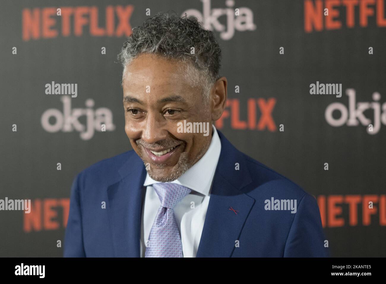 The actor Giancarlo Esposito visits Madrid, Spain to promote the film of Netflix OKJA on June 21, 2017. (Photo by Oscar Gonzalez/NurPhoto) *** Please Use Credit from Credit Field *** Stock Photo