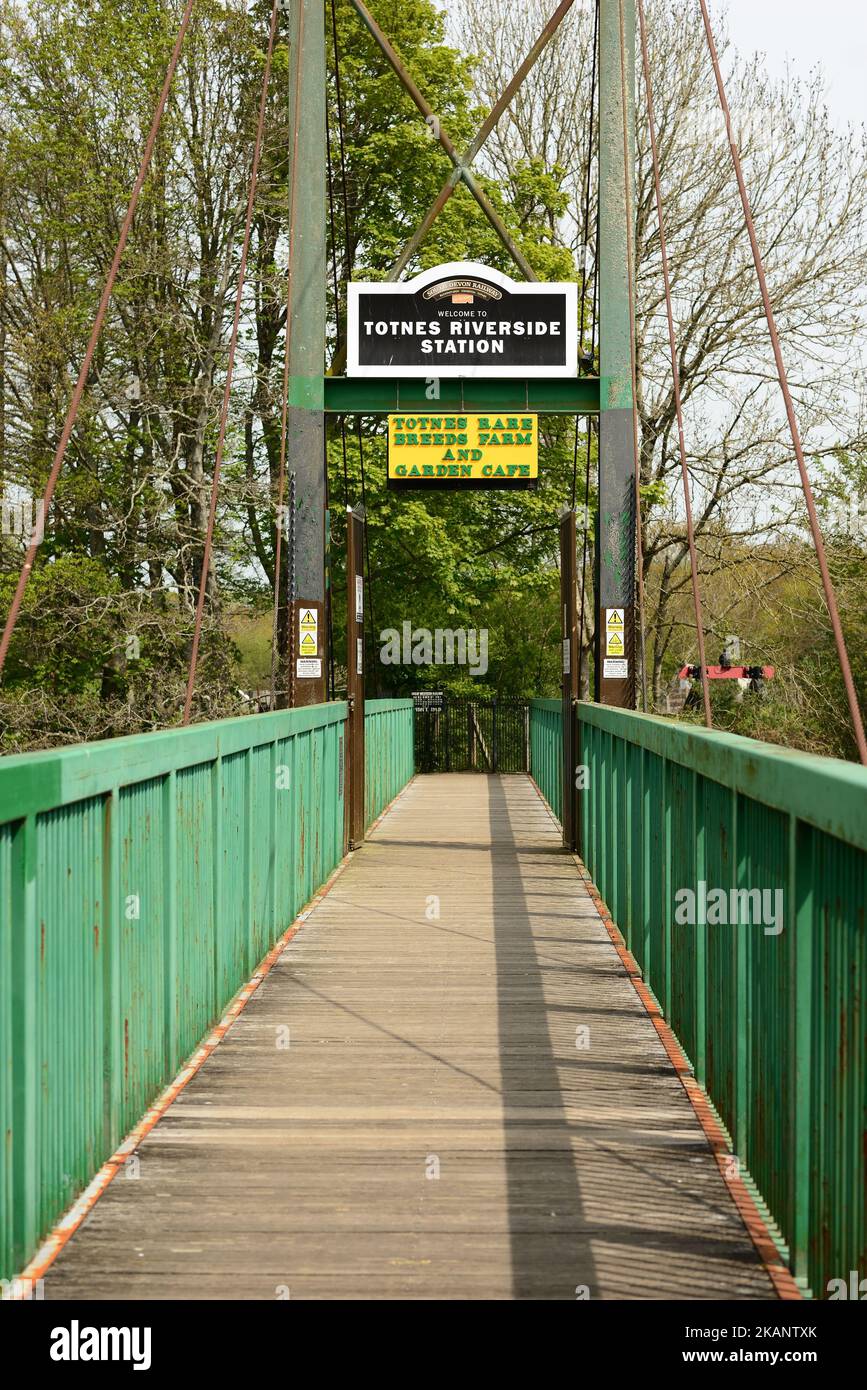 Entrance bridge to the South Devon Railway and Totnes Rare Breeds Farm