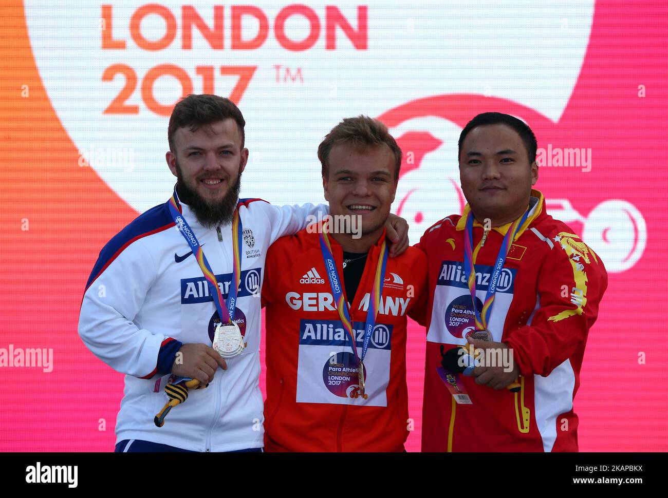 L-R Kyron Duke of Great bRITAIN, Niko Kappel of Germany and Zhiwei Xia ...