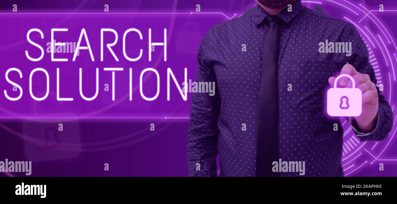 Text Showing Inspiration Search Solution Conceptual Photo An Action Or