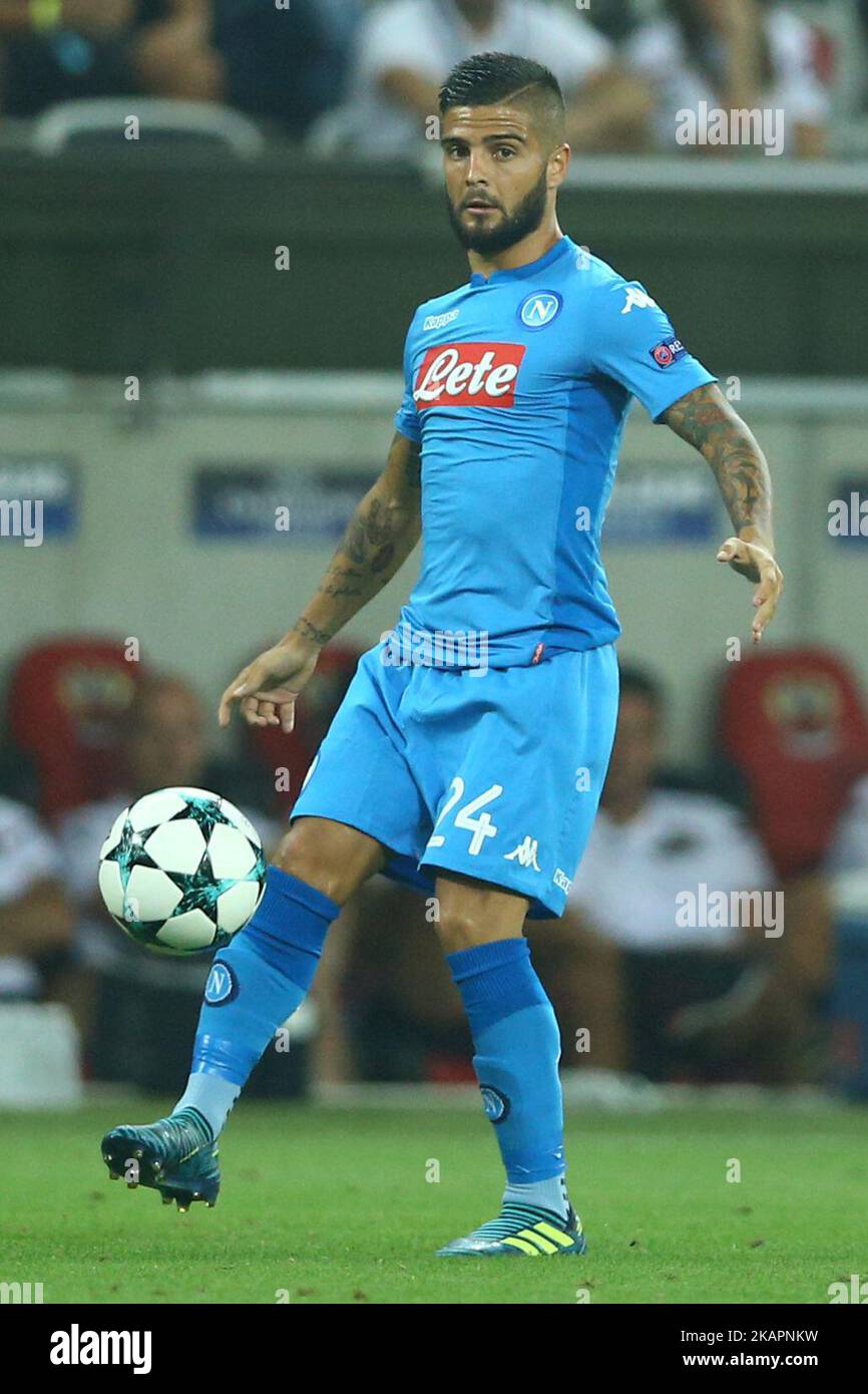 Lorenzo Insigne of Napoli during the UEFA Champions League Qualifying ...