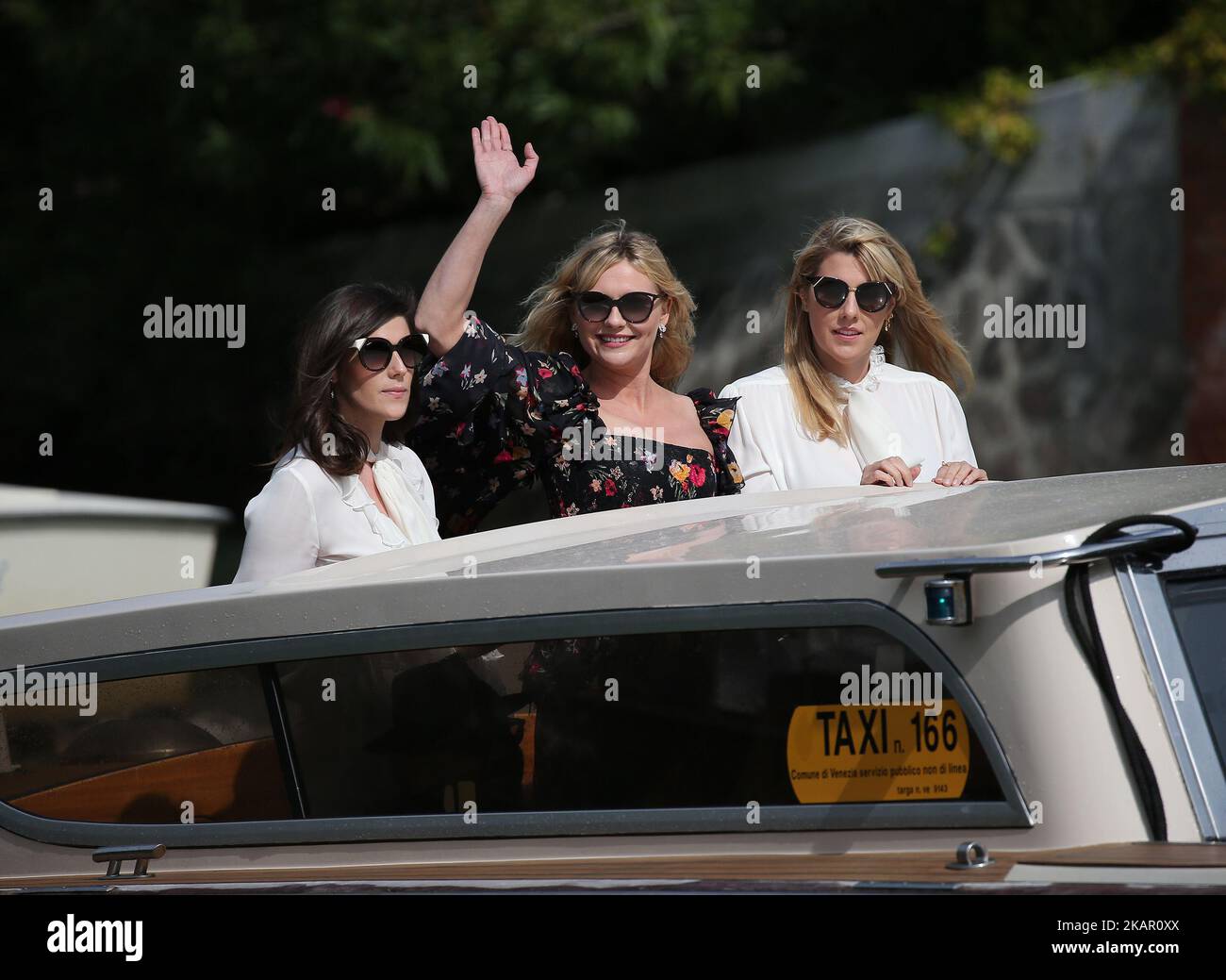Kate Mulleavy, Kirsten Dunst and Laura Mulleavy arrive at the Hotel