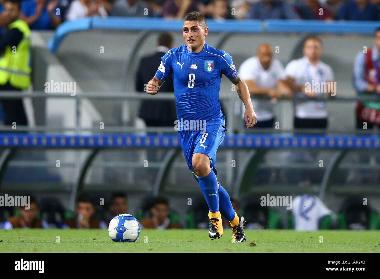 November 3, 2017: Constantin Budescu #11 (FCSB Bucharest) during the UEFA  Europa League 2017-2018, Group Stage, Groupe G game between FCSB Bucharest  (ROU) and Hapoel Beer-Sheva FC (ISR) at National Arena Stadium, Bucharest,  Romania