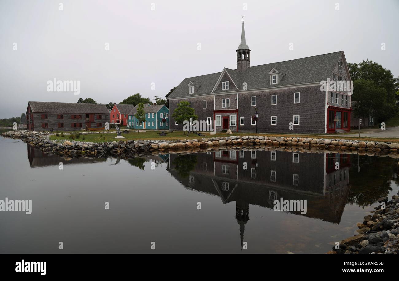 Ancient houses in the town of Shelburne in Nova Scotia Stock Photo - Alamy