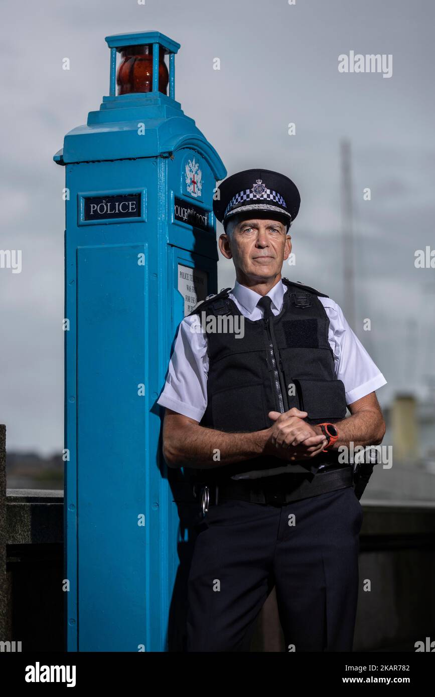 Chief Constable Andy Marsh, chief executive officer of the College of ...