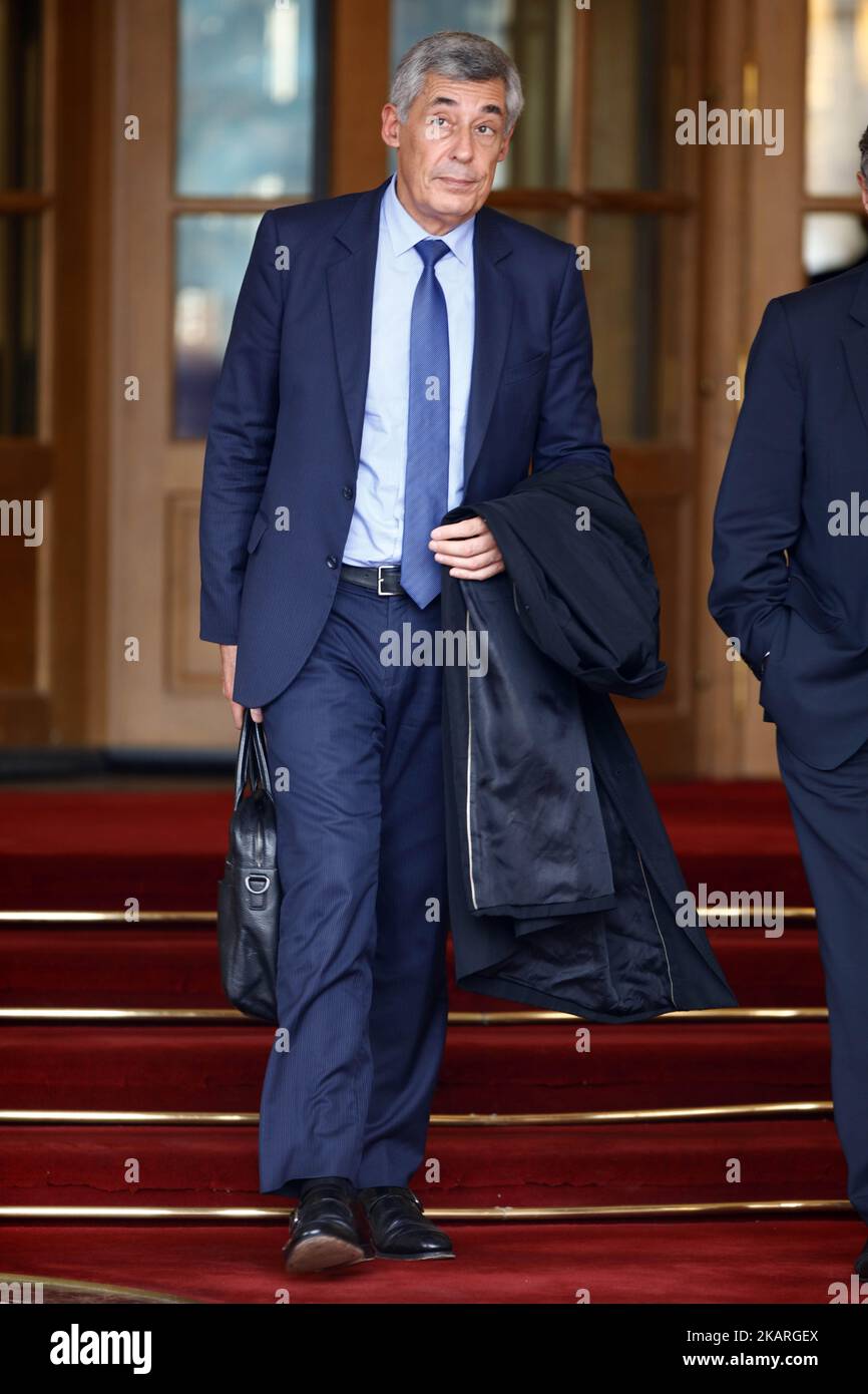 Henry Gaino is seen at the Ritz Hotel in Paris, France, on September 27 ...