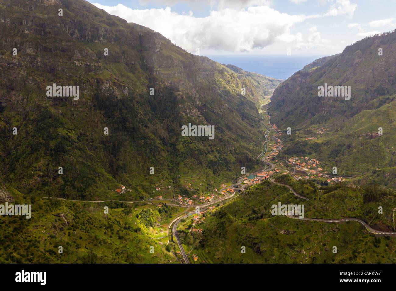 Drone shot beautiful green mountain hi-res stock photography and images ...