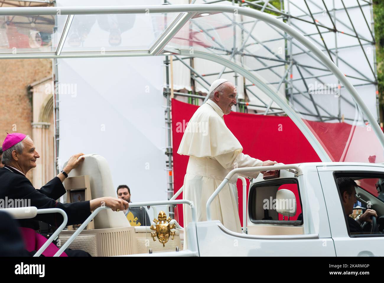 Pope Francis’ visit in San Domenico Square, Bologna, Italy, 1st October ...
