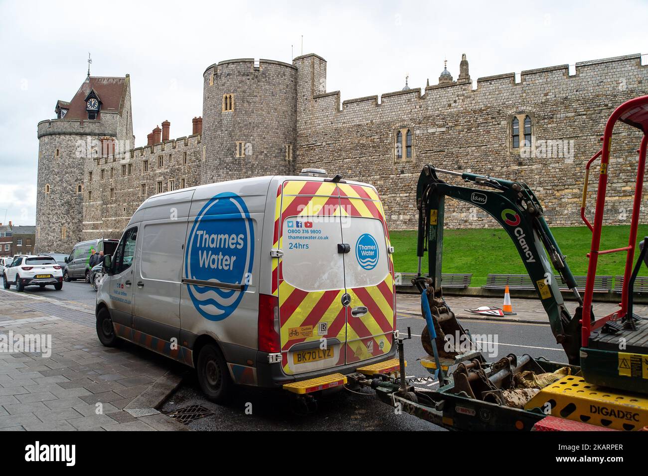 Windsor, Berkshire, UK. 3rd November, 2022. Thames Water were back in
