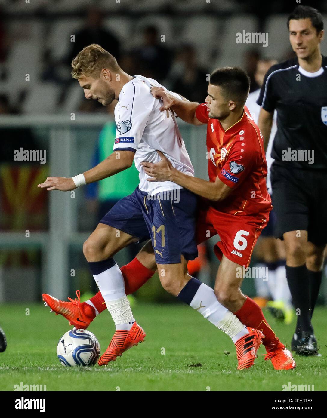 Visar Bekaj of Kf Tirana during the first round of UEFA Champions League  2022-2023, football match between Kf Tirana and F91 Dudelange at Air  Albania Stock Photo - Alamy