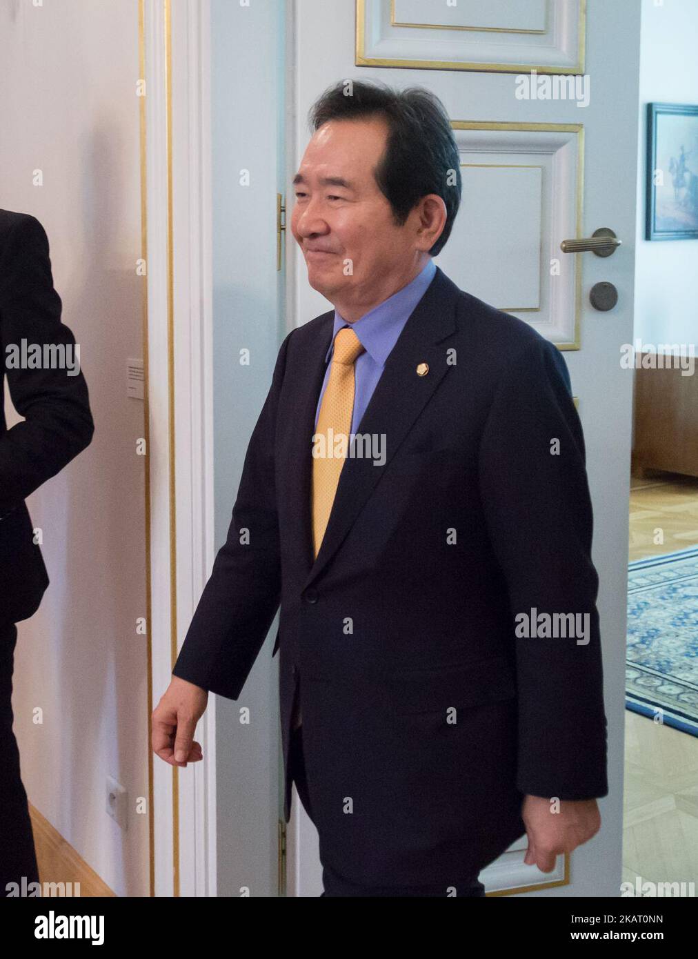 Speaker of the National Assembly of South Korea Chung Syekyun during