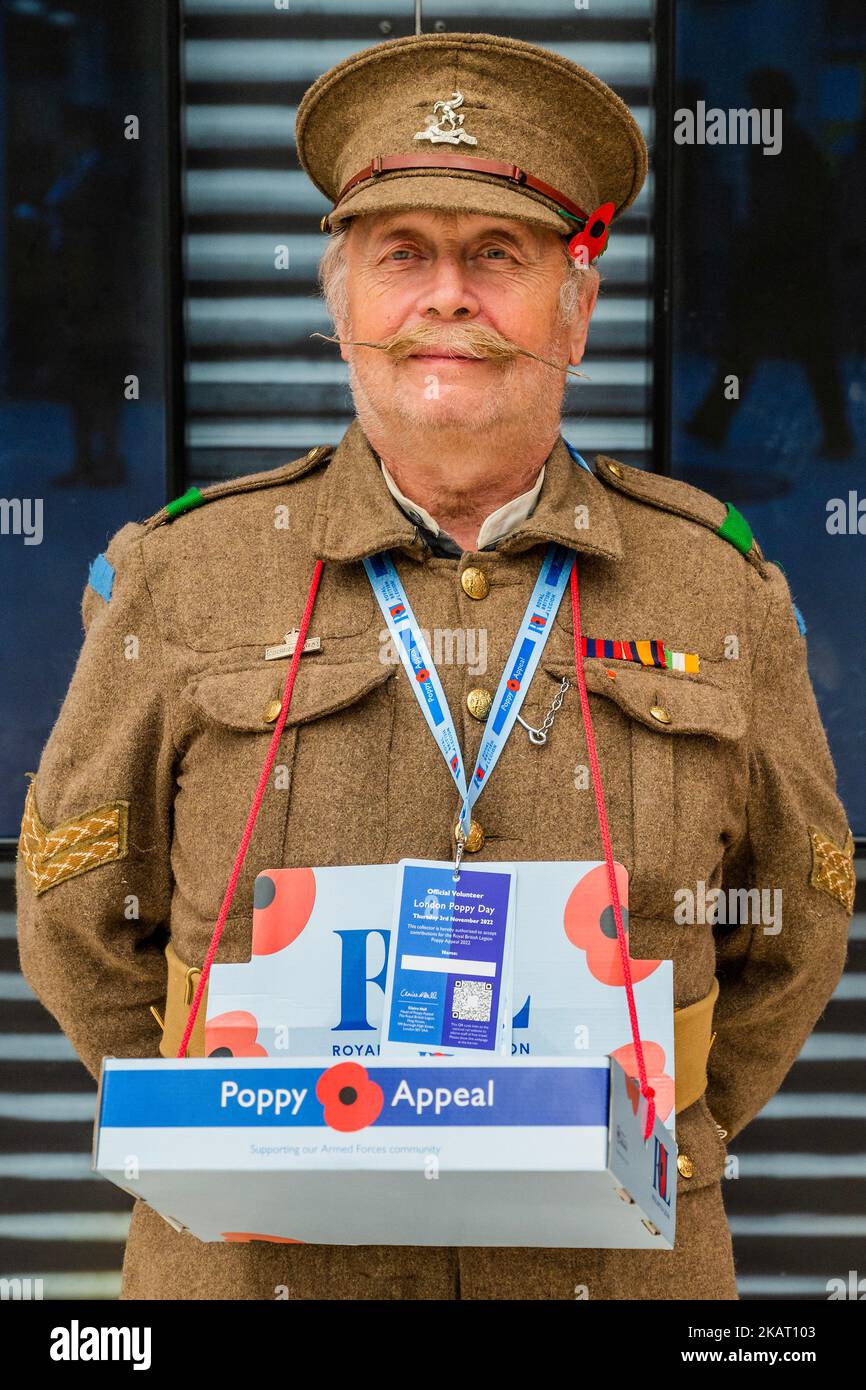 London, UK. 3rd Nov, 2022. Living History reenactors keep alive the