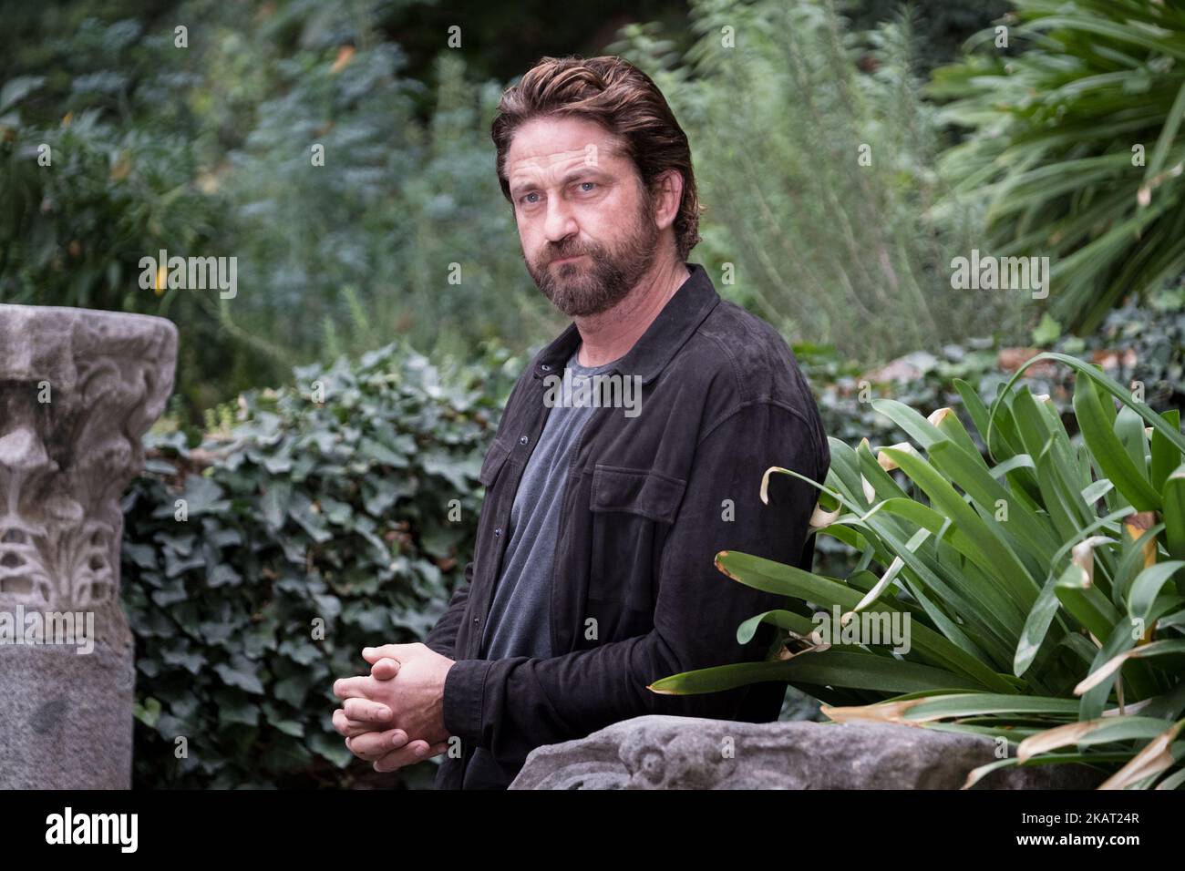 Gerard Butler at the Geostorm photocall at Hotel de Russie on October 22,  2017 in Rome, Italy Stock Photo - Alamy