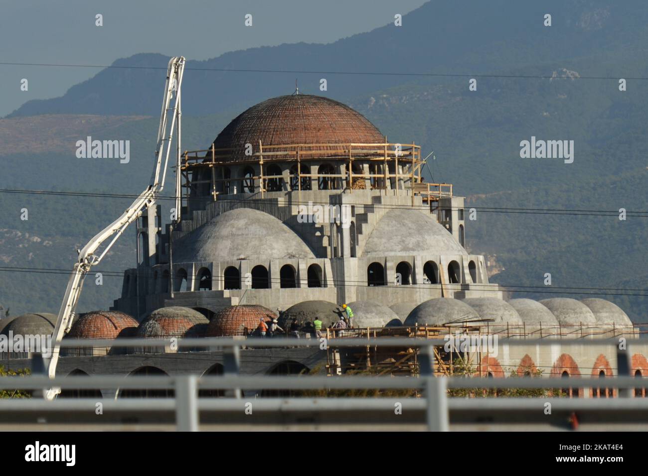 Construction site seen on hi res stock photography and images Alamy