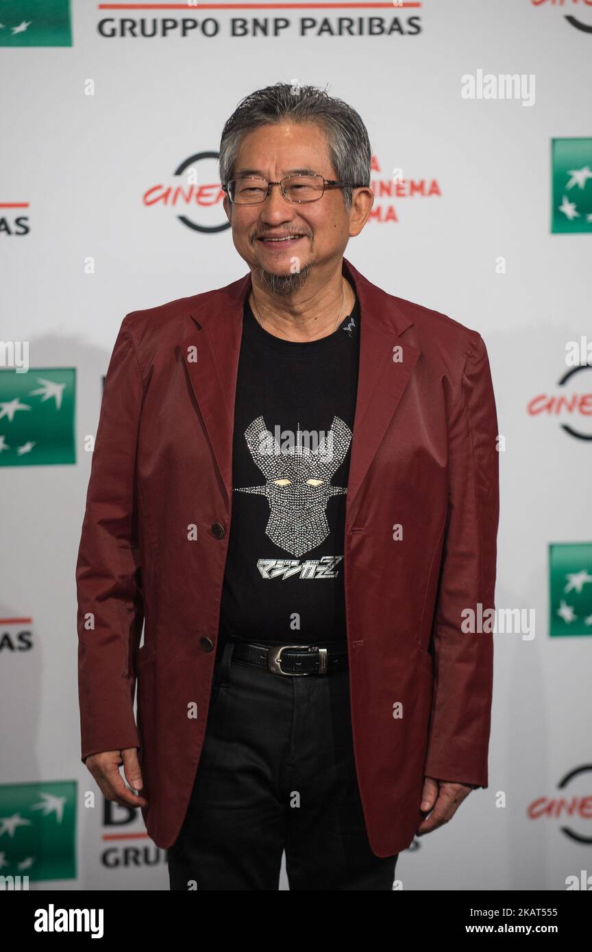 Go Nagai attends the photocall during the 12th Rome Cine Fest, Rome, Italy on 28 October 2017. (Photo by Giuseppe Maffia/NurPhoto) Stock Photo