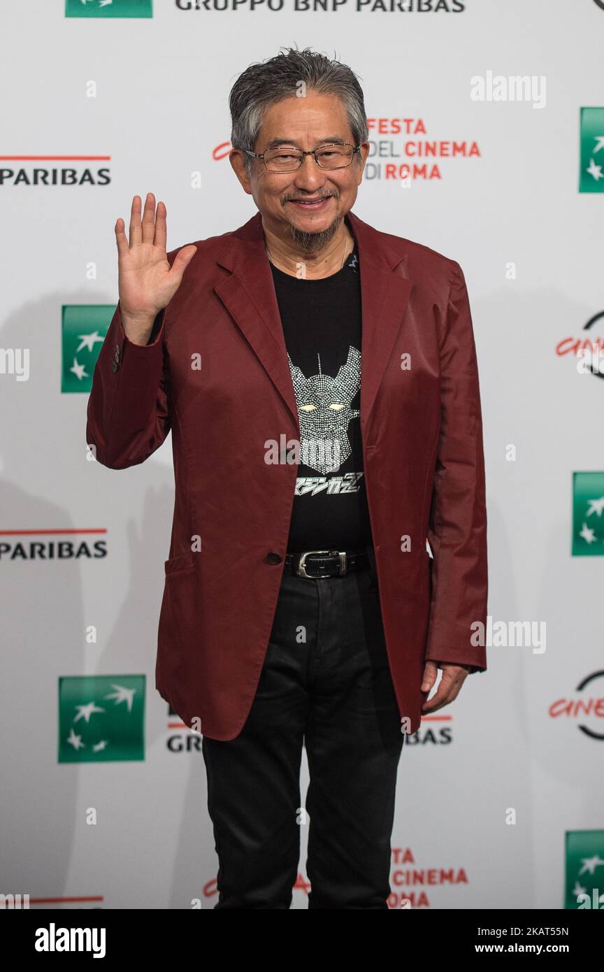 Go Nagai attends the photocall during the 12th Rome Cine Fest, Rome, Italy on 28 October 2017. (Photo by Giuseppe Maffia/NurPhoto) Stock Photo