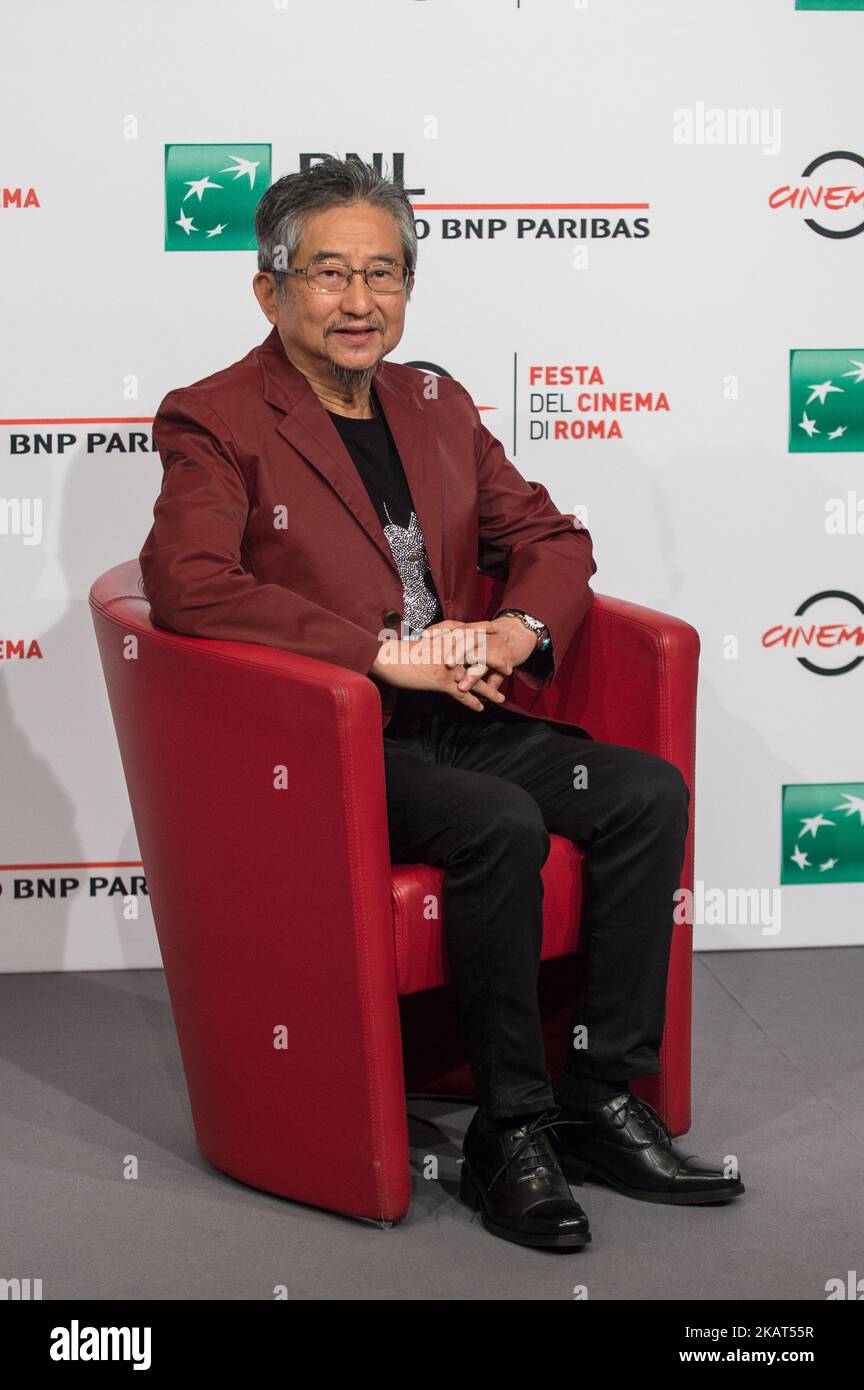 Go Nagai attends the photocall during the 12th Rome Cine Fest, Rome, Italy on 28 October 2017. (Photo by Giuseppe Maffia/NurPhoto) Stock Photo