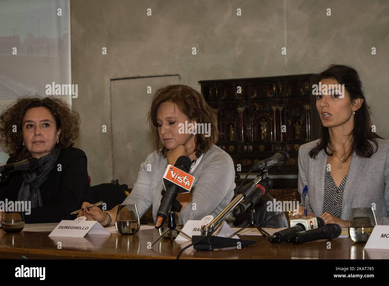 The Mayor of Rome, Virginia Raggi,Laura Baldassarre,Ruth Durghello ...