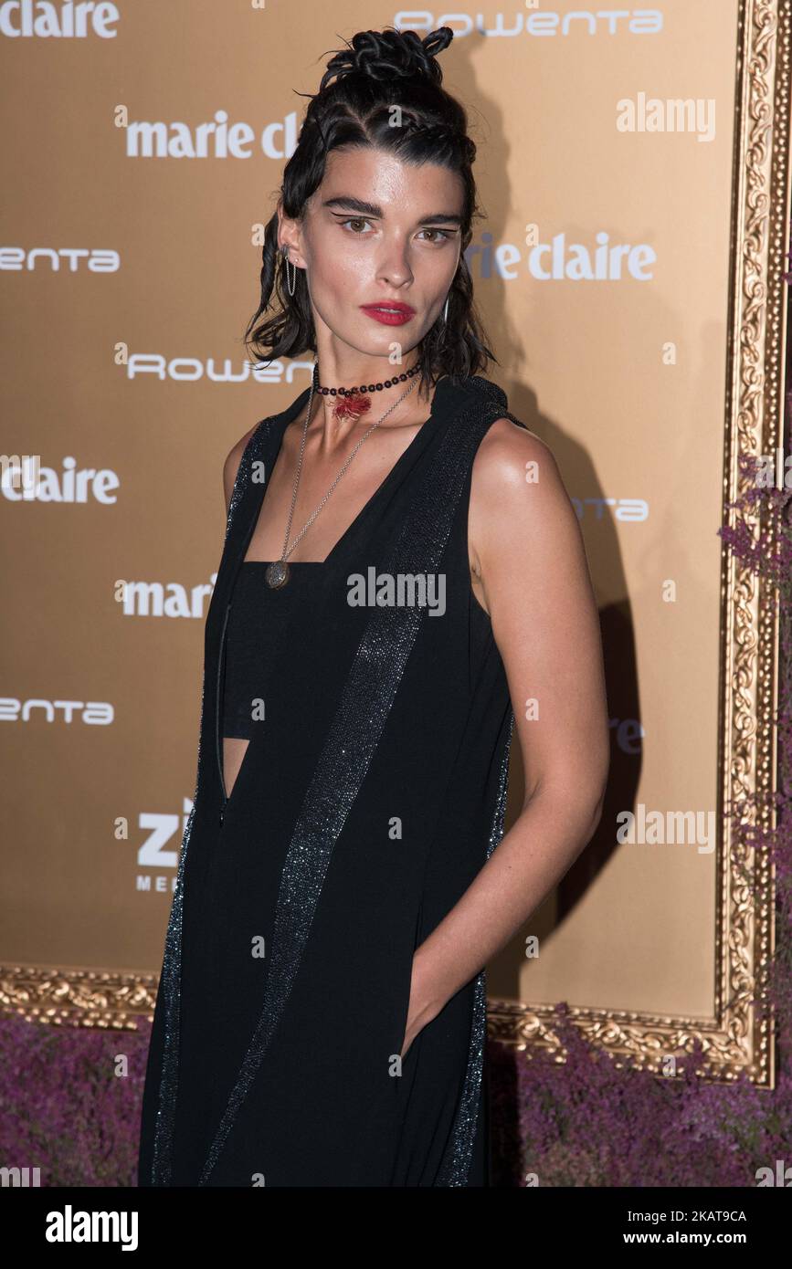 Crystal Renn attends Marie Claire Prix de la Moda Awards 2017 in Madrid, Spain on November 7, 2017.(Photo by Gabriel Maseda/NurPhoto) Stock Photo